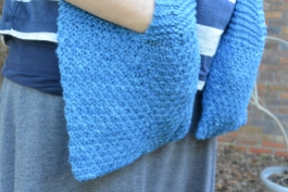 pocket scarf in use.